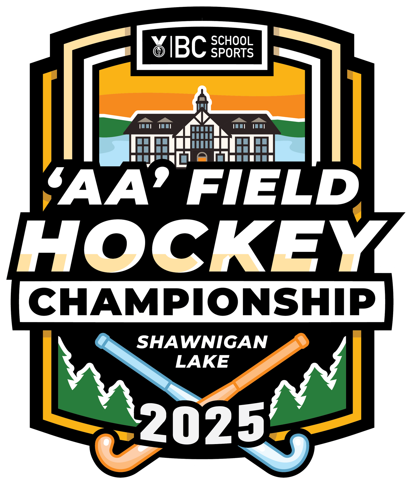 Pin- BCSS 2A Field Hockey 2025 - Lapel Pin