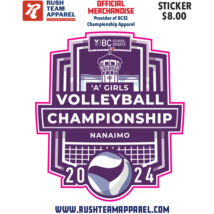 2024 1A Girls Volleyball Sticker