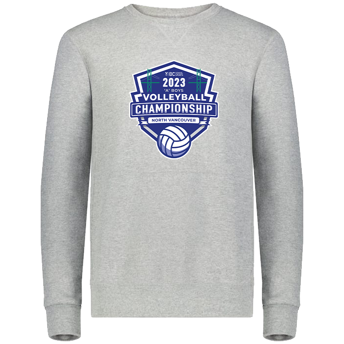 2023 A Boys Volleyball Crewneck - Light Grey