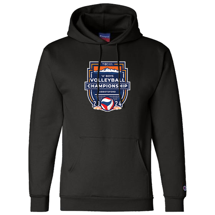 2024 1A Boys Volleyball Champion Hoodie - Black