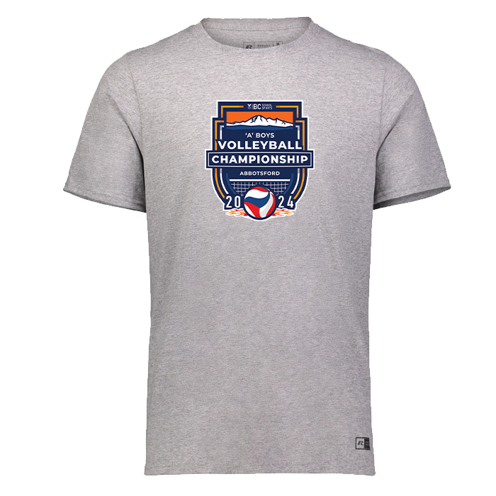 2024 1A Boys Volleyball Short Sleeve - Light Grey