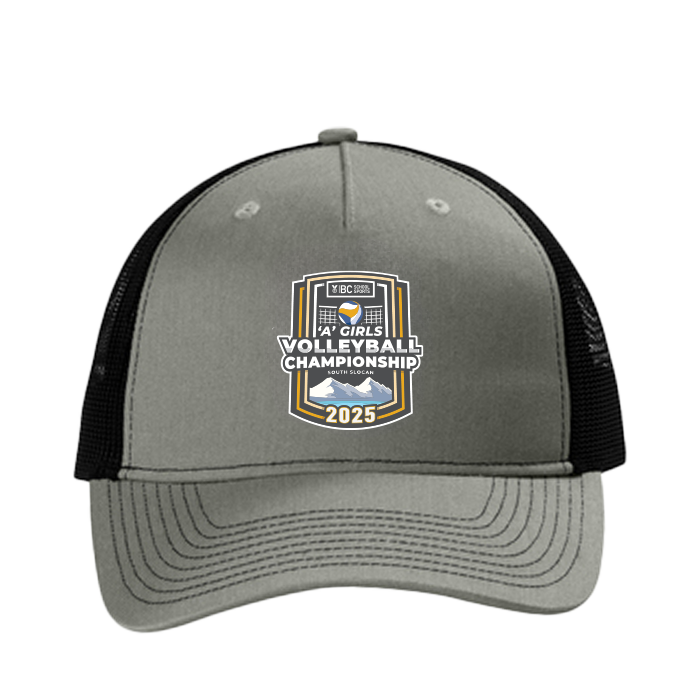 Trucker Hat - BCSS 1A Girls Volleyball 2025 - Grey/Black