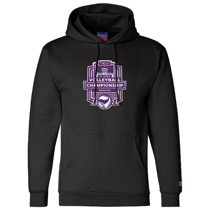 2024 1A Girls Volleyball Champion Hoodie - Black