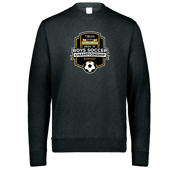 2024 A Boys Soccer Crewneck - Onyx Heather