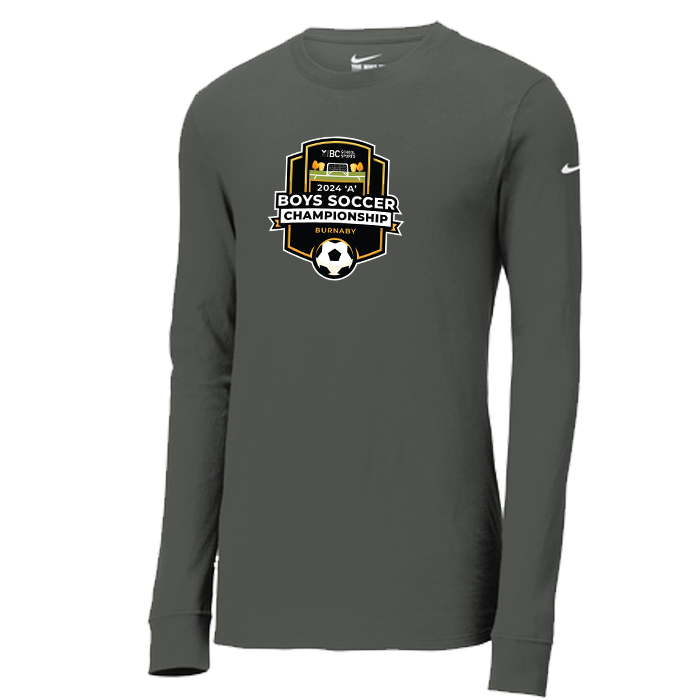2024 A Boys Soccer Nike Dri-Fit Long Sleeve - Anthracite