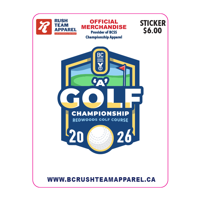 Sticker - BCSS 1A Golf 2026