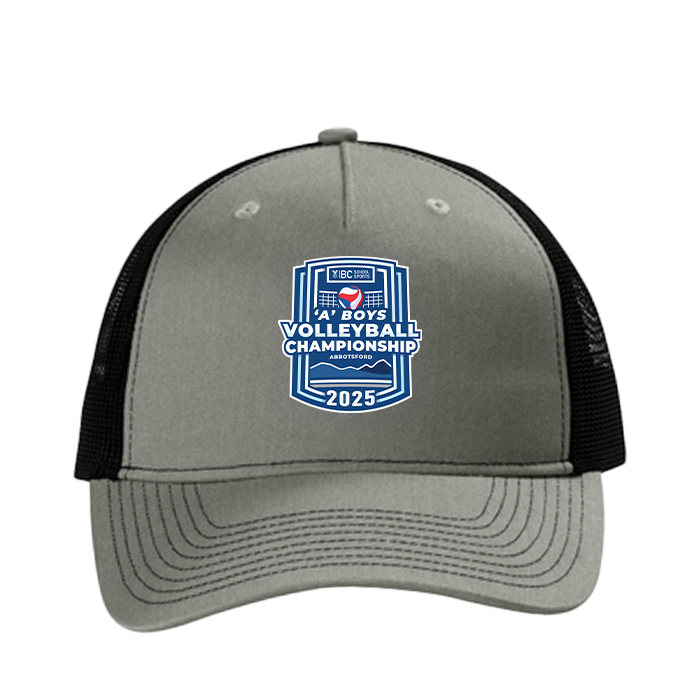Trucker Hat - BCSS 1A Boys Volleyball 2025 - Grey/Black