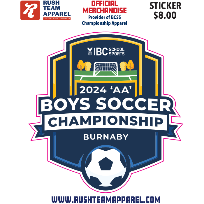 2024 2A Boys Soccer Sticker