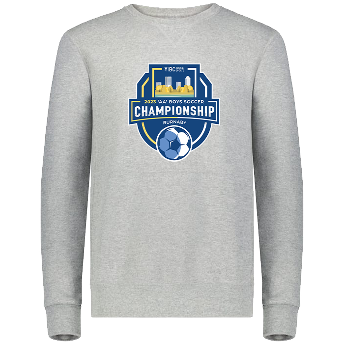 2023 2A Boys Soccer Crewneck - Platinum Heather