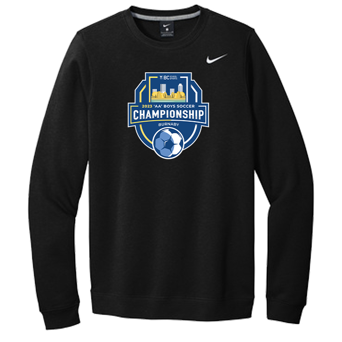 2023 2A Boys Soccer Nike Crewneck - Black