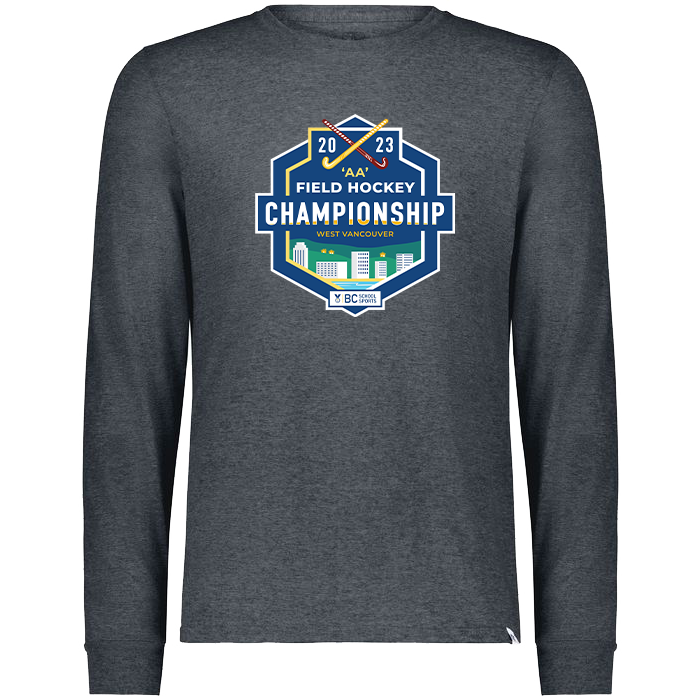 2023 2A Field Hockey Long Sleeve Tee - Black Heather