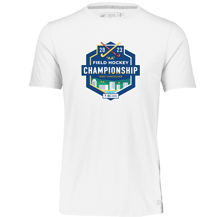 2023 2A Field Hockey Short Sleeve Tee - White
