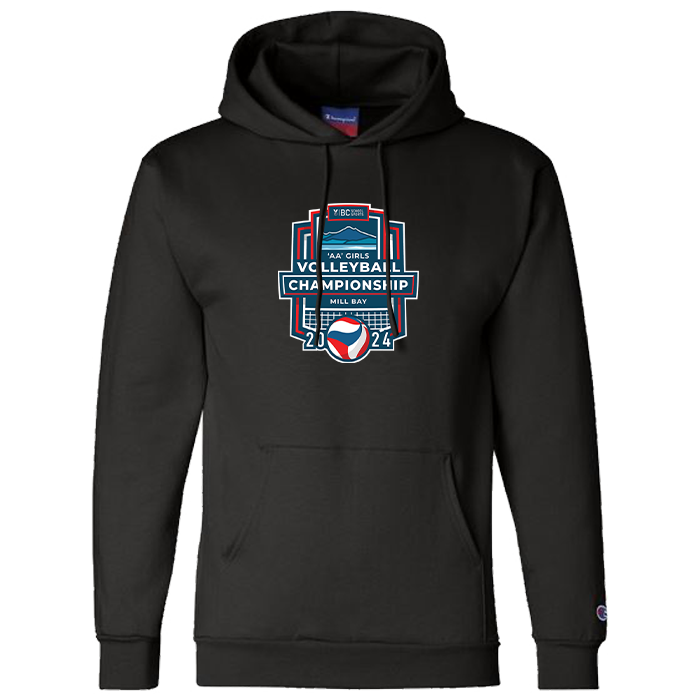 2024 2A Girls Volleyball Champion Hoodie - Black