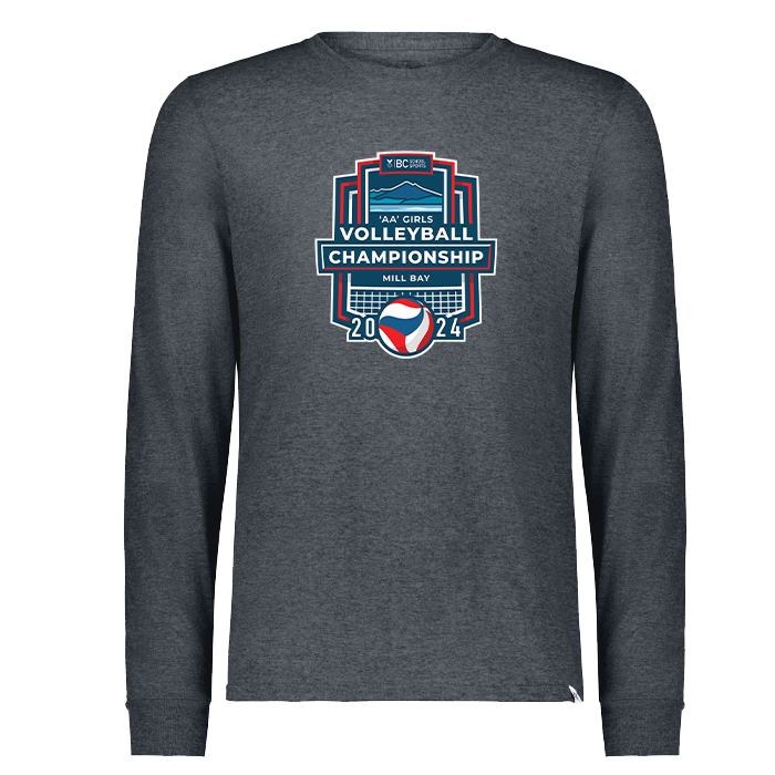 2024 2A Girls Volleyball Long Sleeve - Dark Grey