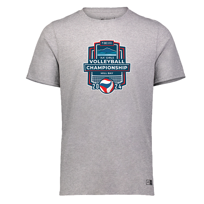 2024 2A Girls Volleyball Short Sleeve - Grey