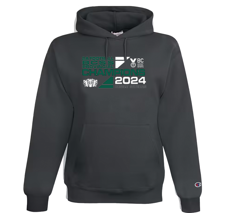 2024 BCSS Football 2A Junior Champs Champion Hoodie: Robert Bateman