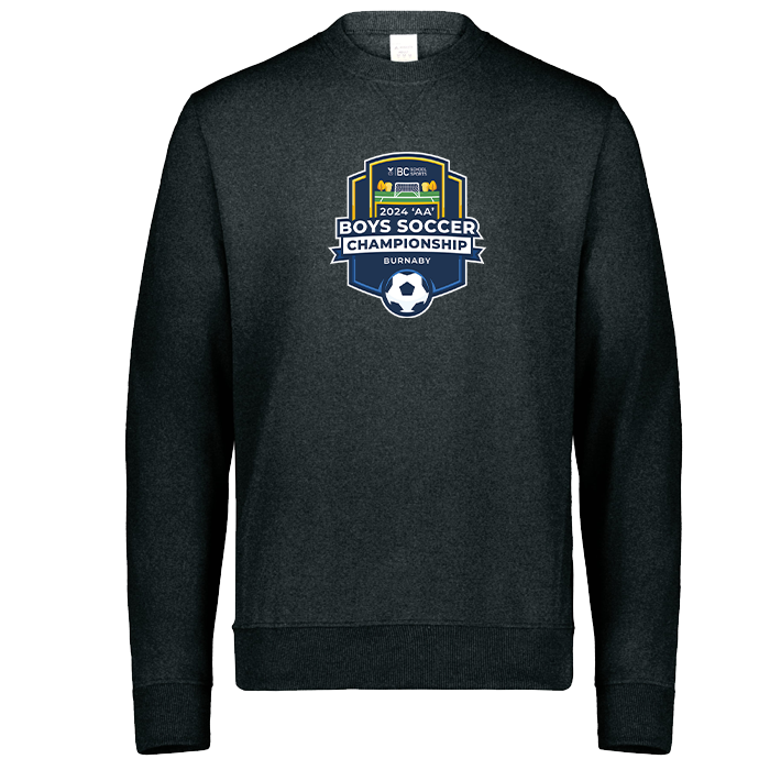 2024 2A Boys Soccer Crewneck - Black Heather