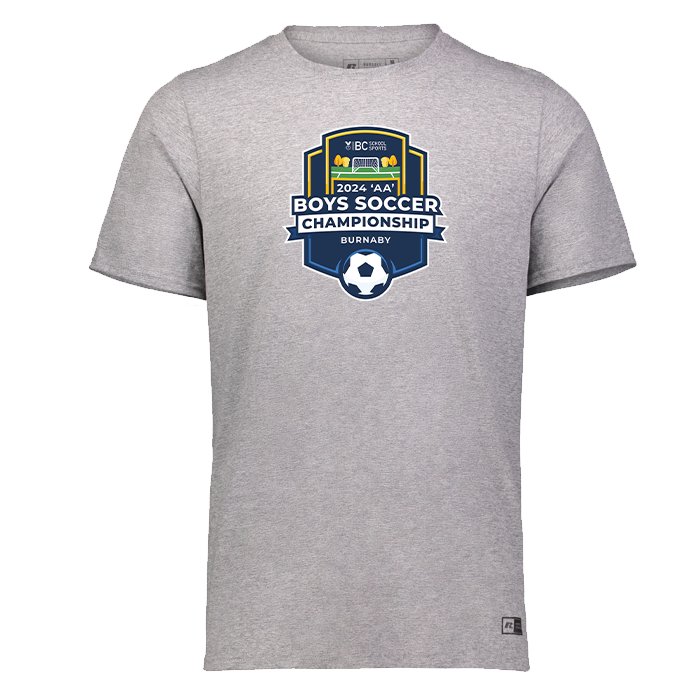 2024 2A Boys Soccer Short Sleeve - Grey