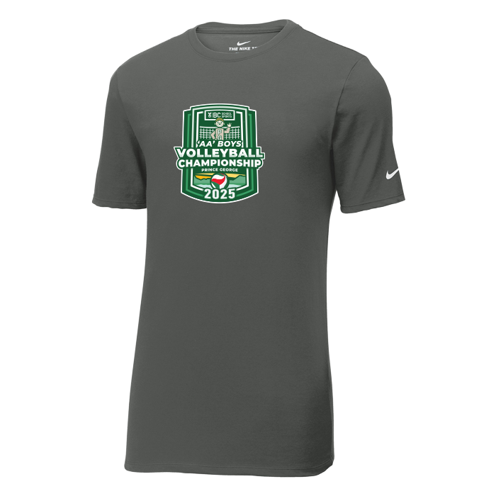 Nike Dri-FIT Cotton/Poly Tee - BCSS 2A Boys Volleyball 2025 - Anthracite