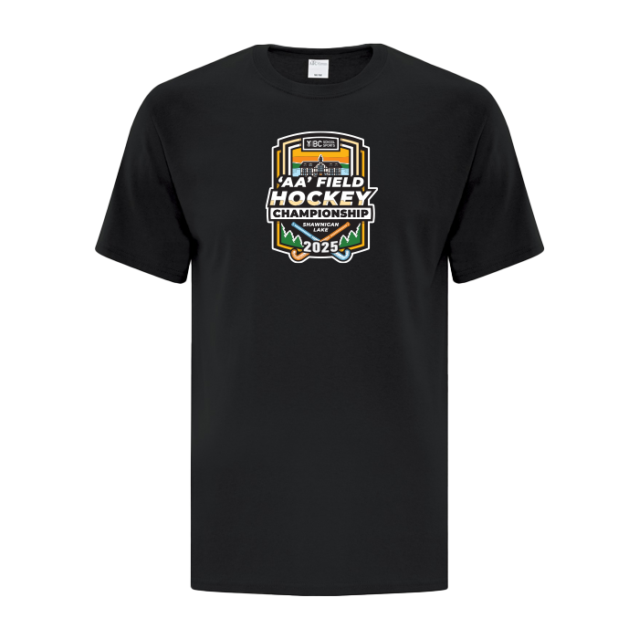 Cotton Short Sleeve T - BCSS 2A Field Hockey 2025 - Black