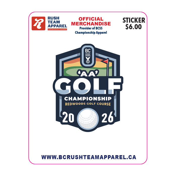 Sticker - BCSS 2A Golf 2026