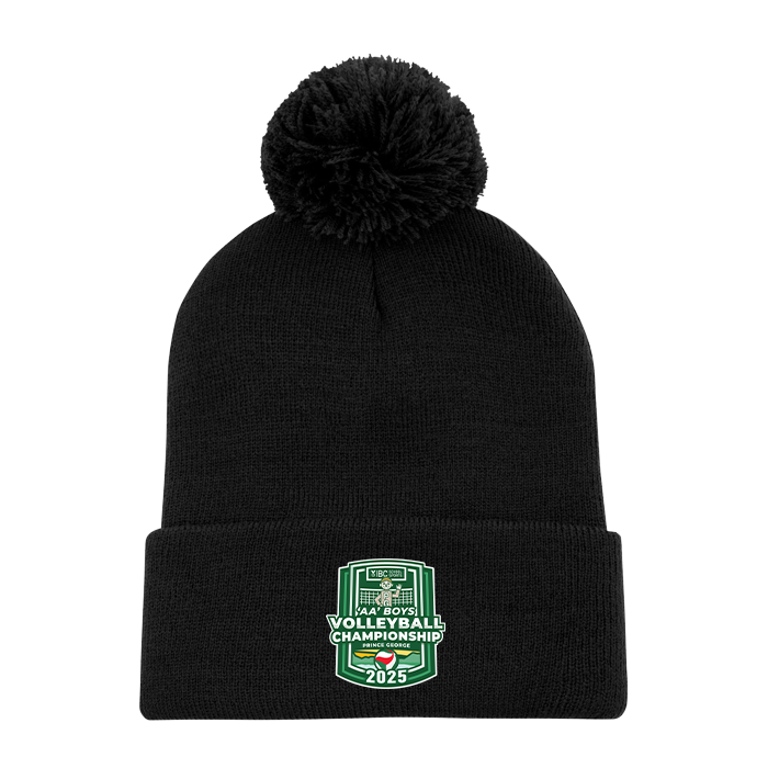 Toque with Pom - BCSS 2A Boys Volleyball 2025 - Black