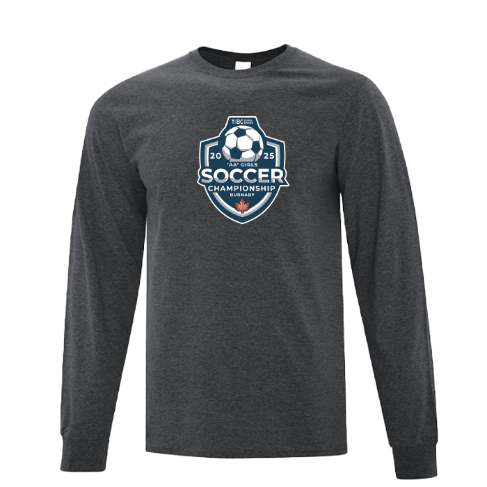 BCSS 2A Girls Soccer 2025 Long Sleeve - Dark Grey