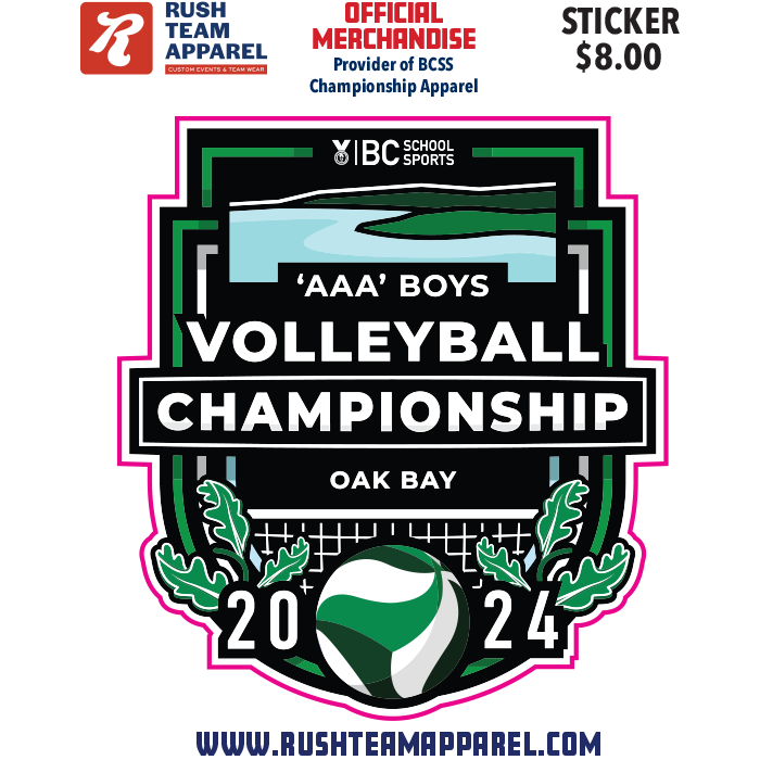 2024 3A Boys Volleyball Sticker