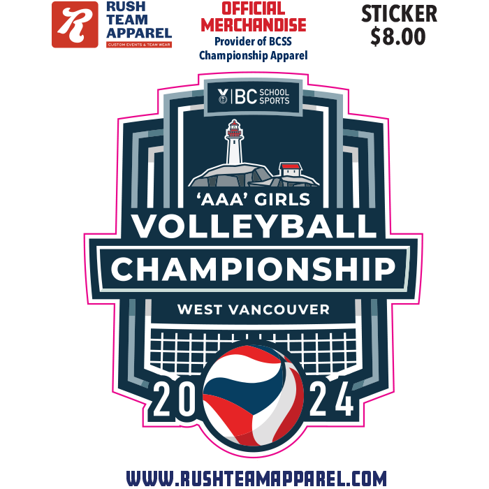 2024 4A Girls Volleyball Sticker