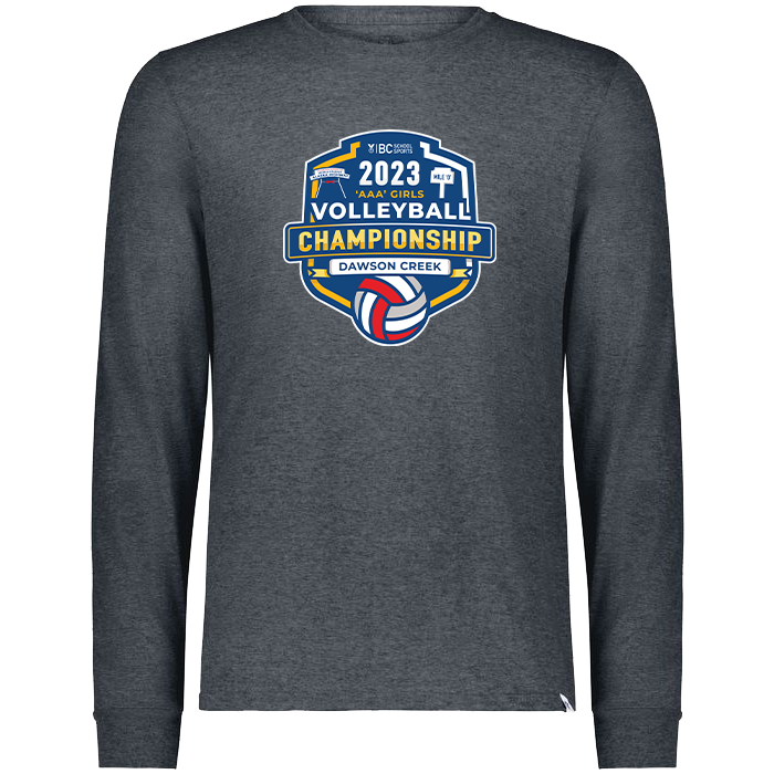 2023 3A Girls Volleyball Long Sleeve - Heather Grey