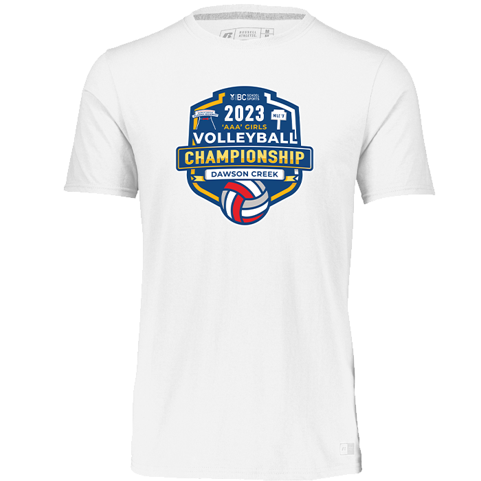 2023 3A Girls Volleyball Short Sleeve T-Shirt - White
