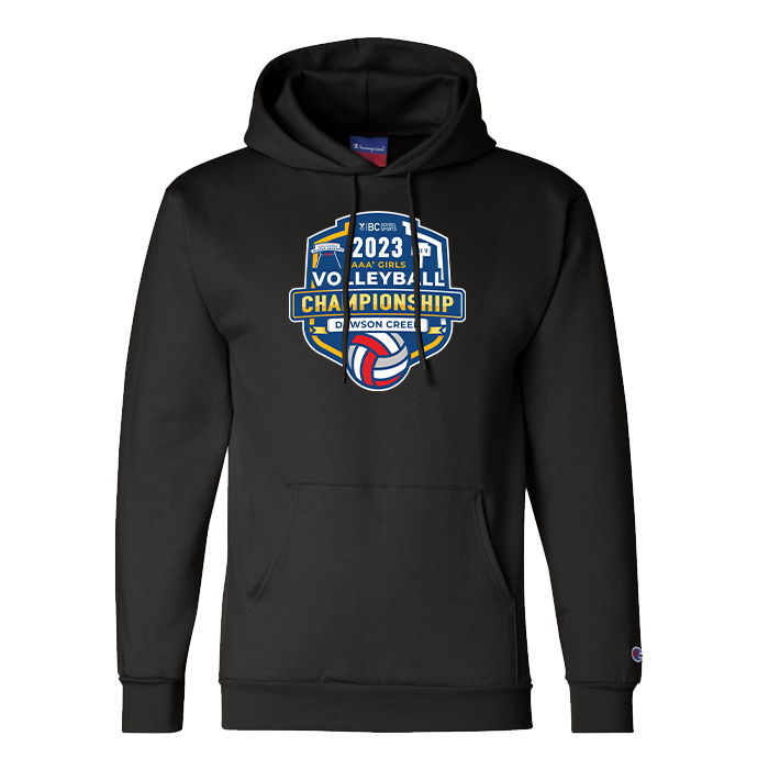 2023 3A Girls Volleyball Champion Hoodie - Black