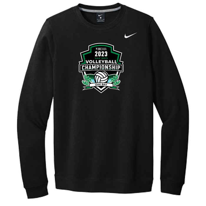 2023 3A Boys Volleyball Nike Crewneck - Black