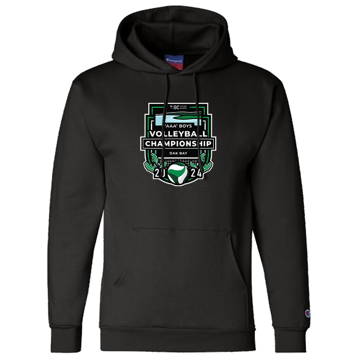 2024 3A Boys Volleyball Champion Hoodie - Black