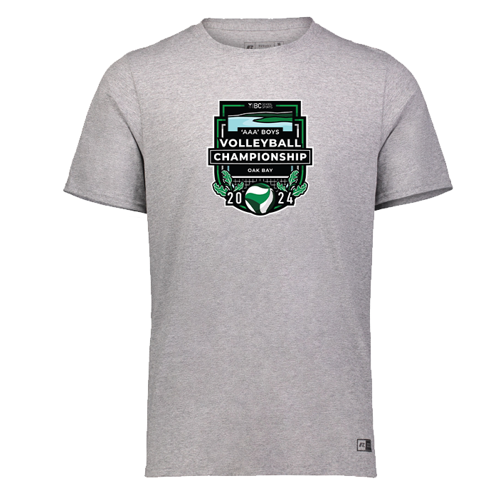 2024 3A Boys Volleyball Short Sleeve - Grey