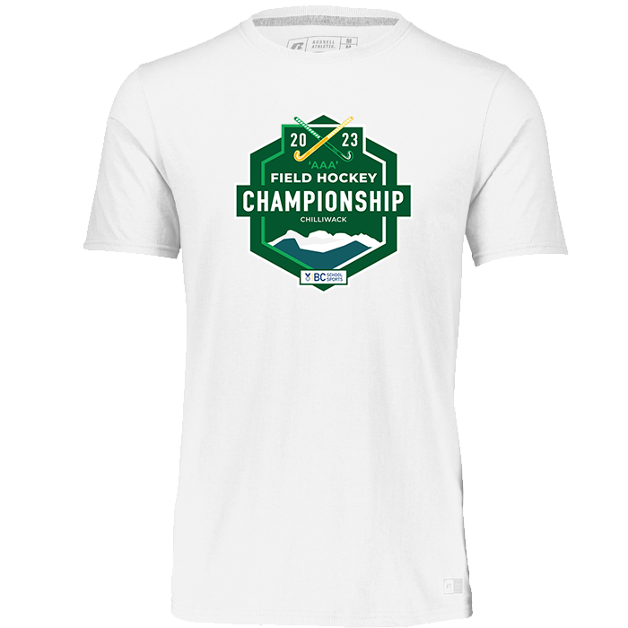 2023 3A Field Hockey Short Sleeve Tee - White