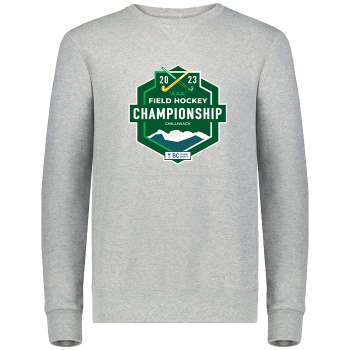 2023 3A Field Hockey Crewneck - Platinum Heather