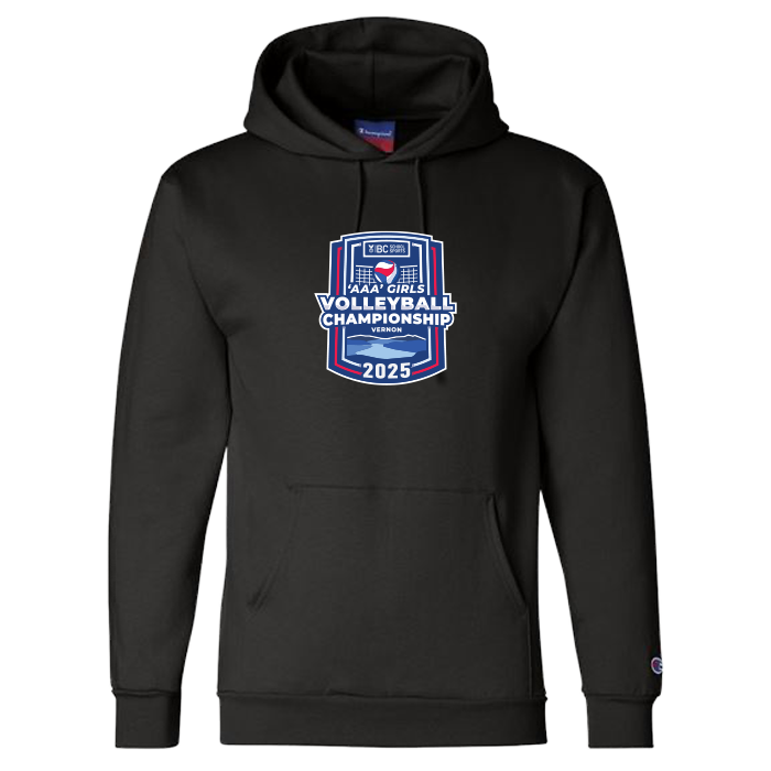 Champion Hoodie - BCSS 3A Girls Volleyball 2025 - Black