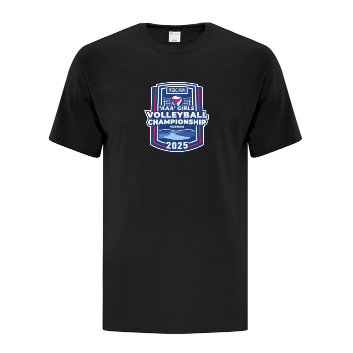 Cotton Short Sleeve - BCSS 3A Girls Volleyball 2025 - Black