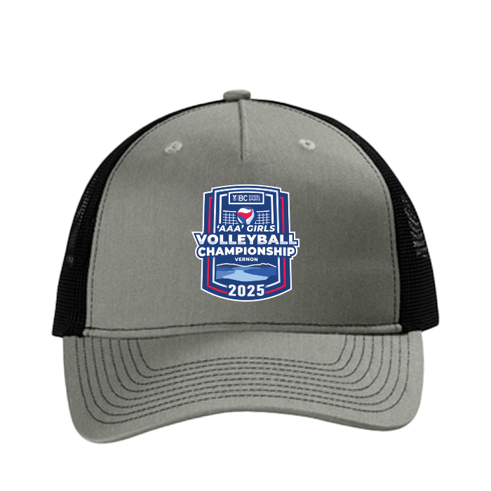 Trucker Hat - BCSS 3A Girls Volleyball 2025 - Grey/Black