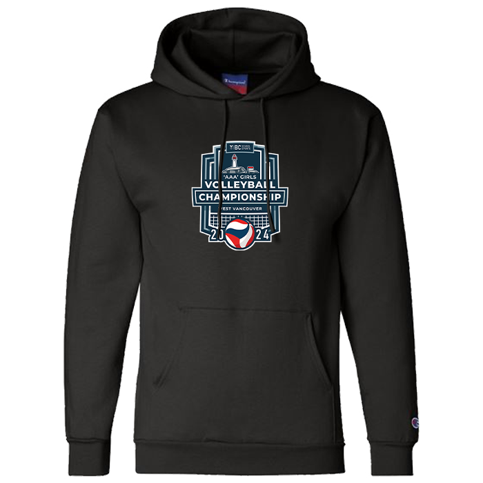 2024 3A Girls Volleyball Champion Hoodie - Black