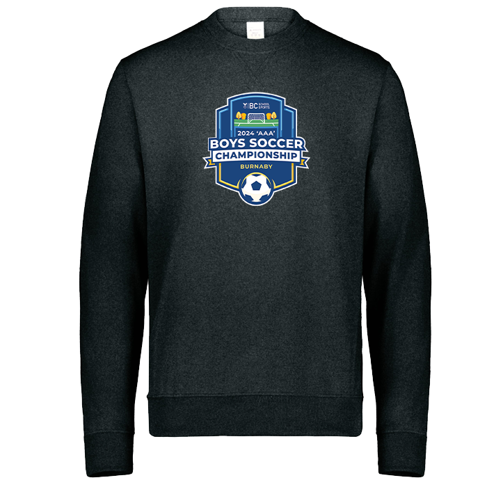 2024 3A Boys Soccer Crewneck - Black Heather