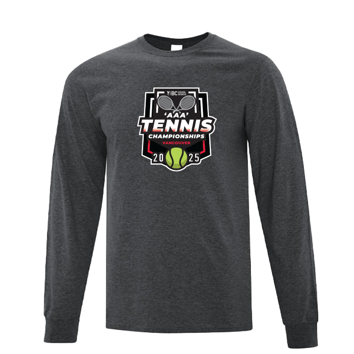 BCSS 3A Tennis 2025 Long Sleeve - Dark Grey