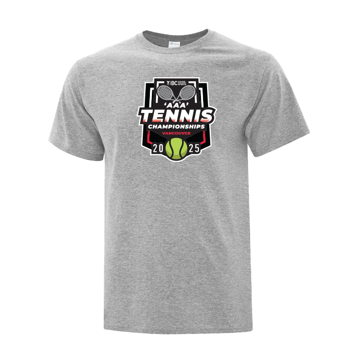 BCSS 3A Tennis 2025 Short Sleeve - Light Grey