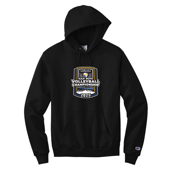 Champion Hoodie - BCSS 3A Boys Volleyball 2025 - Black