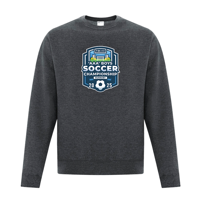 Cotton Long Sleeve T Shirt - 3A Boys Soccer 2025 - Dark Grey
