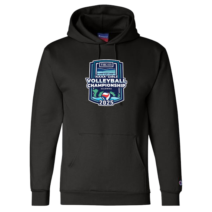 Champion Hoodie - BCSS 4A Girls Volleyball 2025 - Black