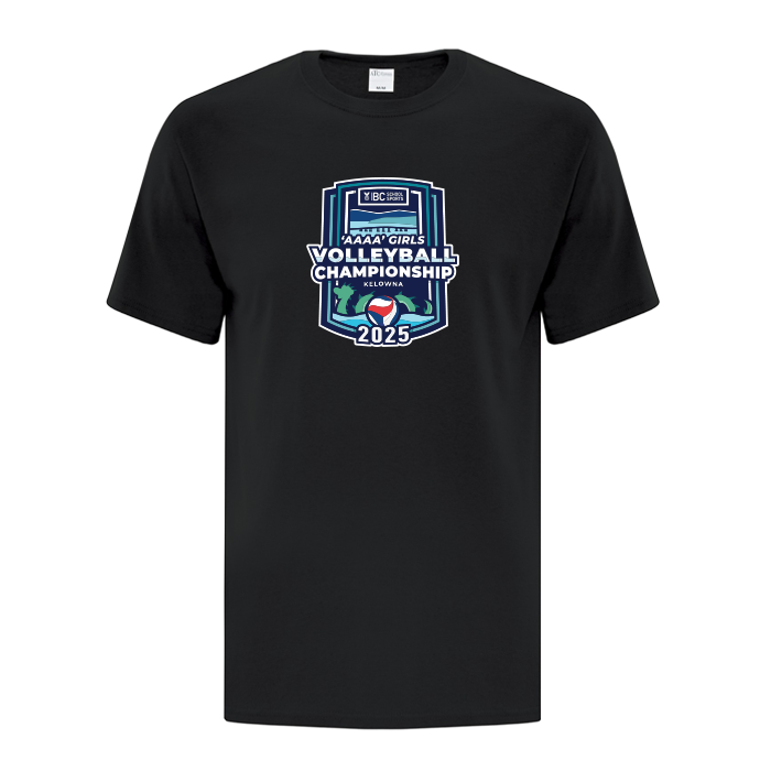 Cotton Short Sleeve - BCSS 4A Girls Volleyball 2025 - Black