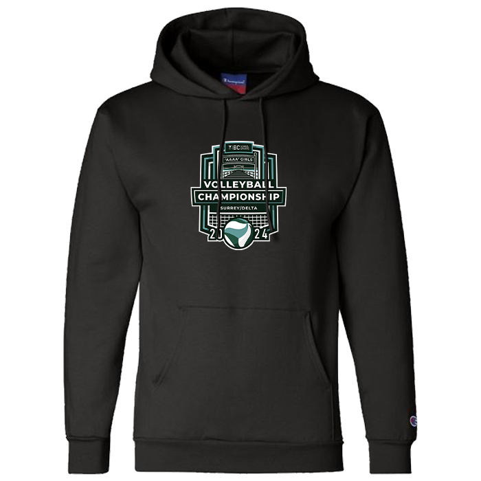 2024 4A Girls Volleyball Champion Hoodie - Black