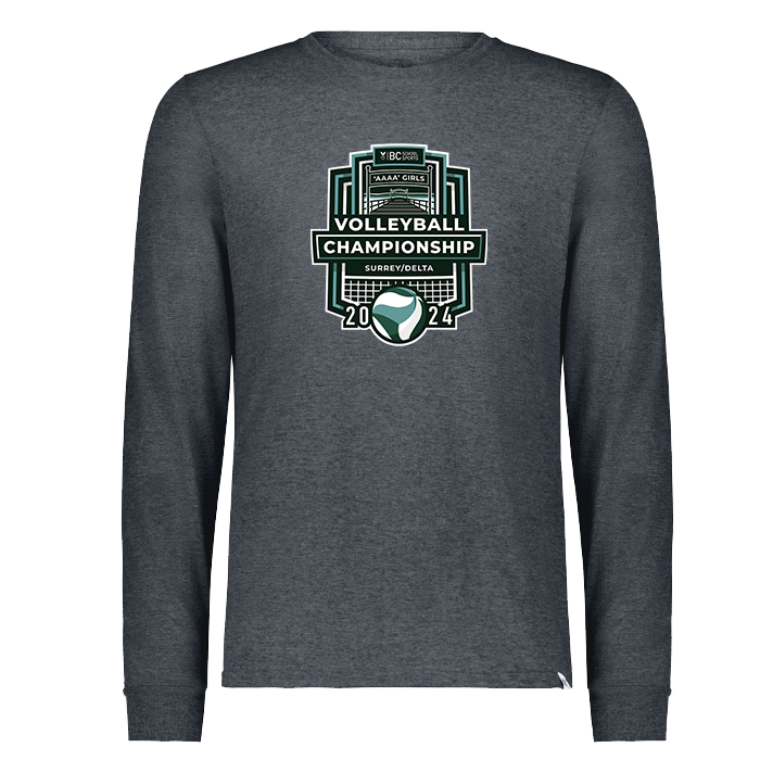 2024 4A Girls Volleyball Long Sleeve - Dark Grey